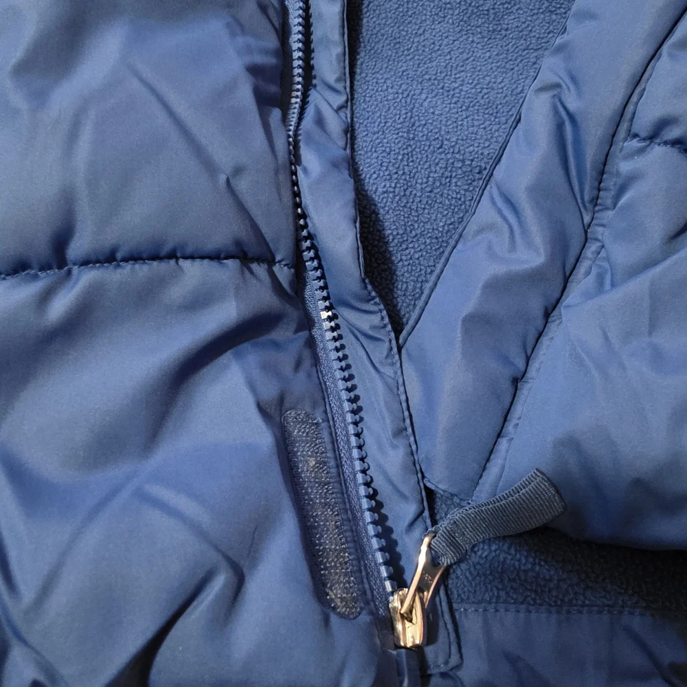 Wonder Nation Blue and Black Kids Puffer Jacket Size‎ 10/1